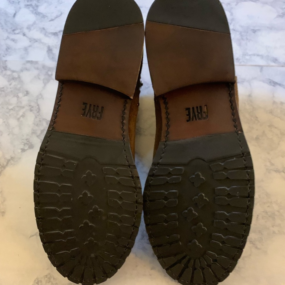 Frye Natalie Stud Double Zip Ankle Boots - Picture 3 of 6